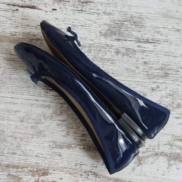 đŞSz 38 Repetto Blue Patent Leather Ballerina Flat - Picture 9 of 16